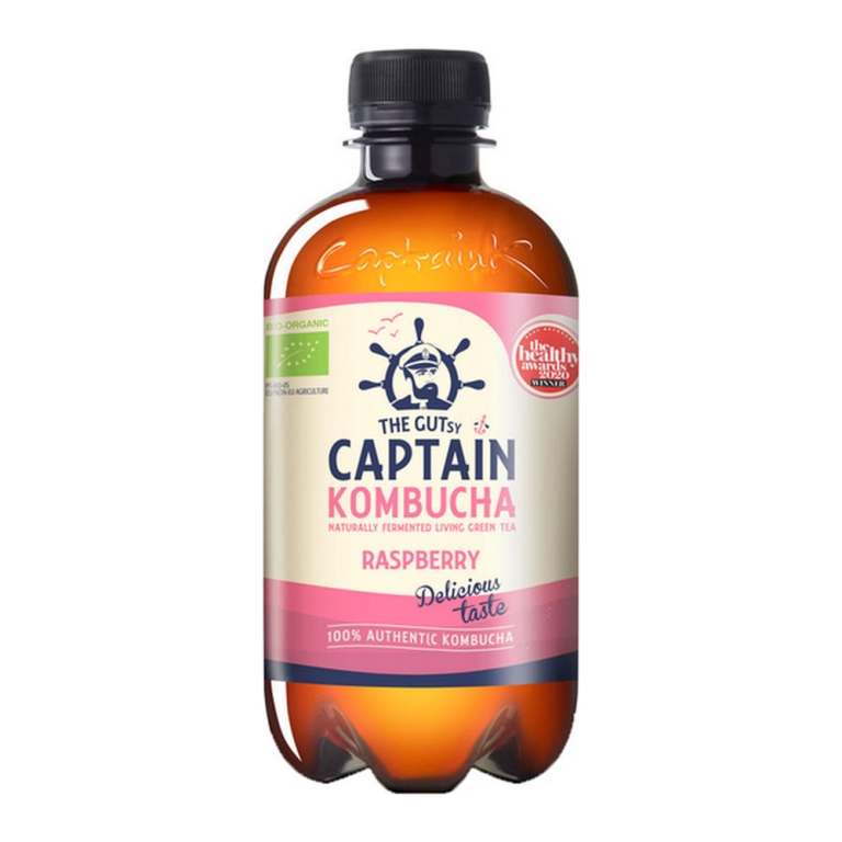 The Gutsy Captain – Kombucha Himbeere – Bio – 12 x 400 ml