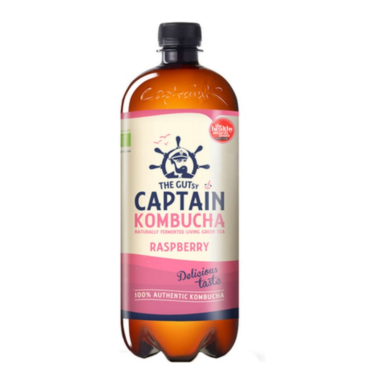 The Gutsy Captain – Kombucha Himbeere – Bio – 6 x 1000 ml