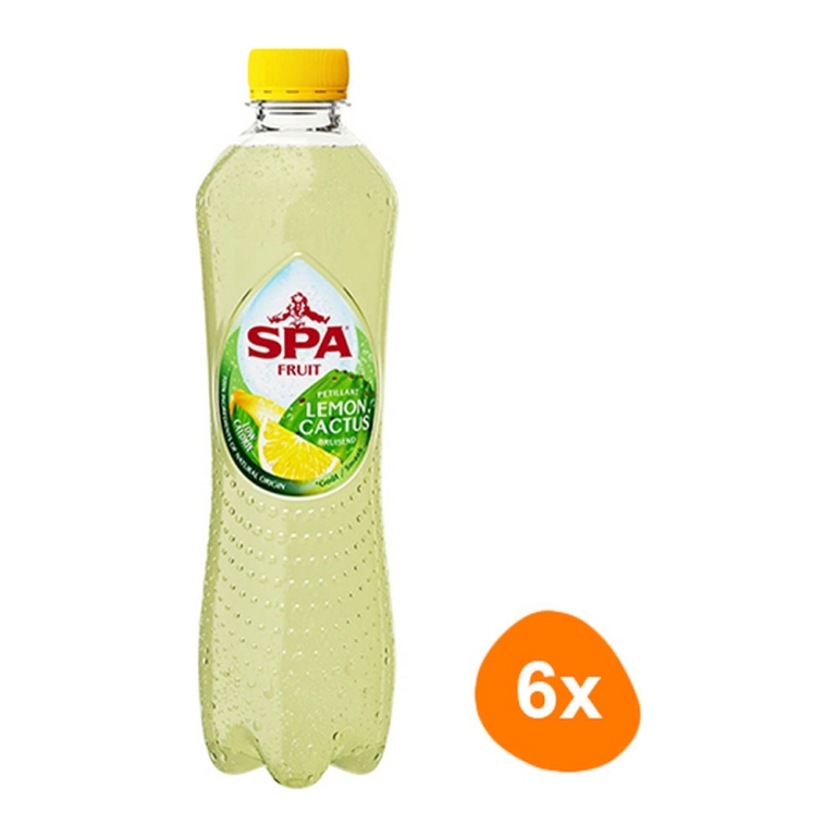 Spa - Fruit Sparkling Lemon Cactus - 6x 400ml