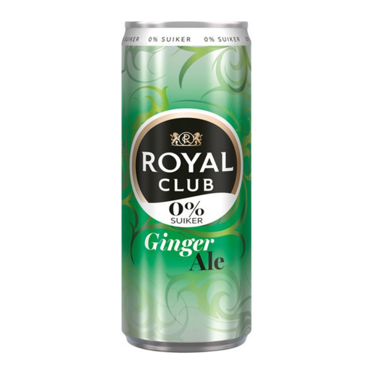 Royal Club - Ginger Ale 0% Blik - 12x 25cl