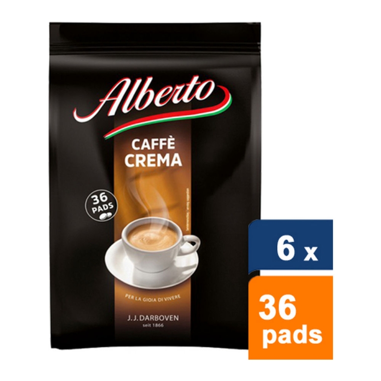 Alberto - Cafe crema - 6x 36 pads 