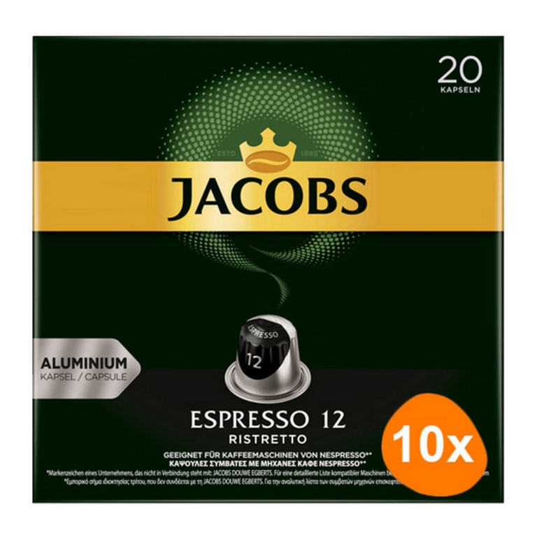 Jacobs - Espresso Ristretto - 10x 20 Kapseln