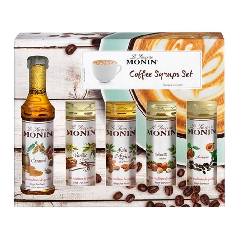 Monin - Kaffee Sirup Geschenkset - 5x 50ml