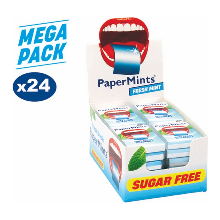 Papermints - Strips Freshmint - 24x 24 stuks