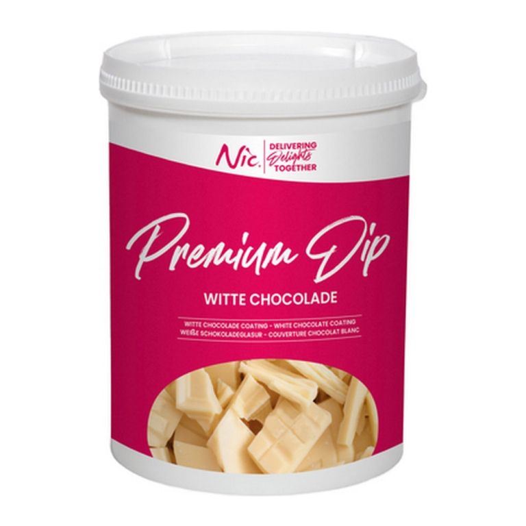 Nic - Premium Dip Witte Chocolade - 1200g