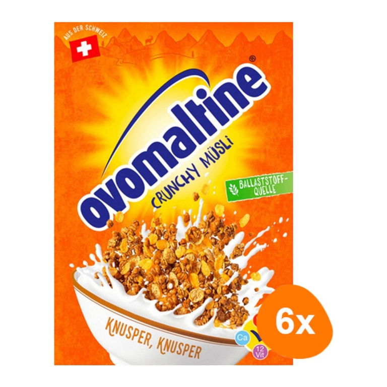 Ovomaltine - Crunchy Müsli - 6x 450g