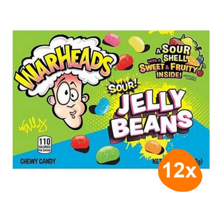Warheads - Sour Jelly Beans Theater Box - 12er