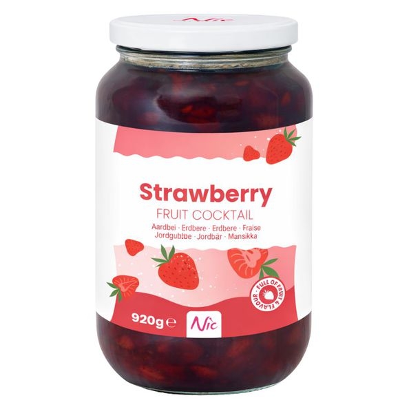 Nic - Aardbeien Fruchtcocktail - 920 Gramm