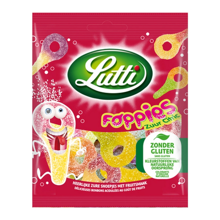 Lutti - Foppies Zakje - 12x 70g
