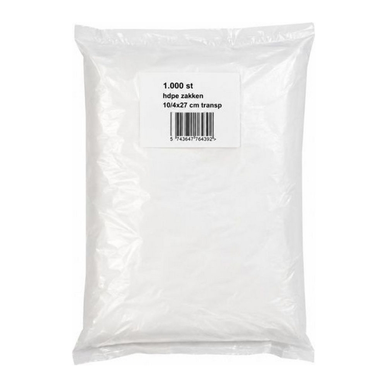 Frühstücksbeutel LDPE 10/4x27cm T8 - 1000x
