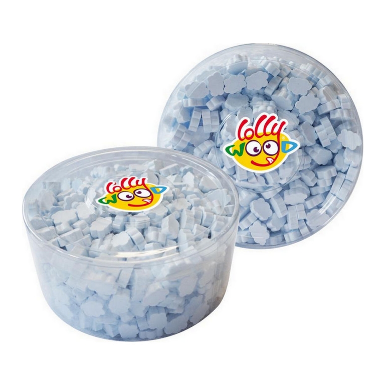 Lollywood - Dextrose Wolken Blauw Bosbes Silo - 850g