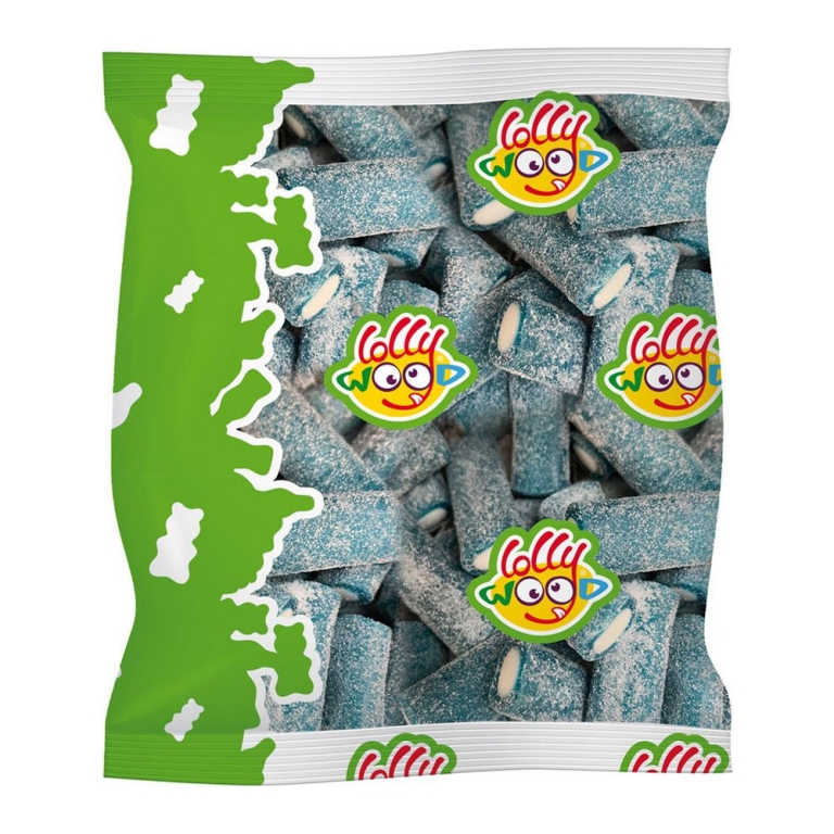 Lollywood - Saure Blaue Himbeerstäbchen Xl - 1kg