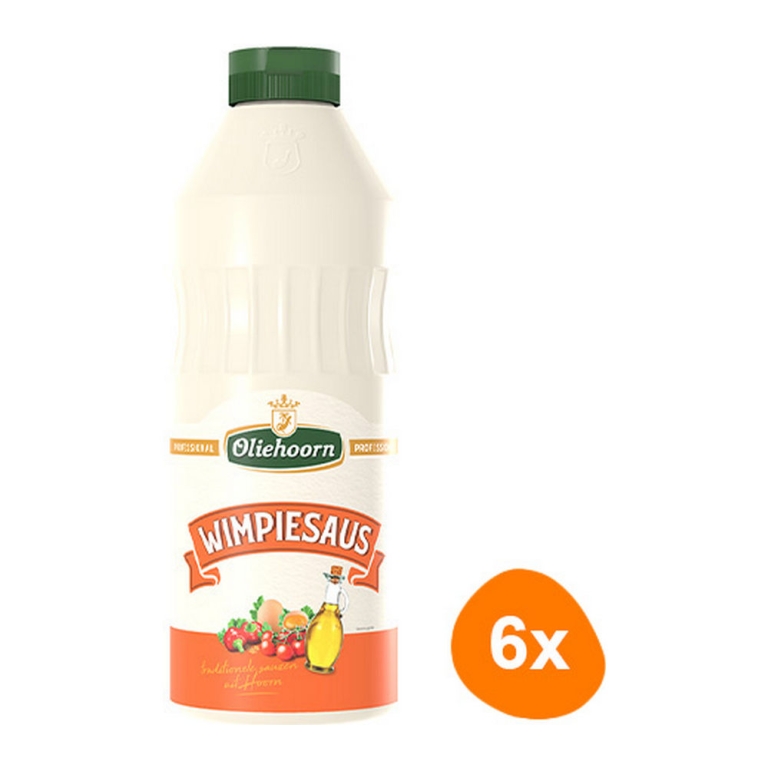 Oliehoorn - Wimpiesauce - 6x 900ml