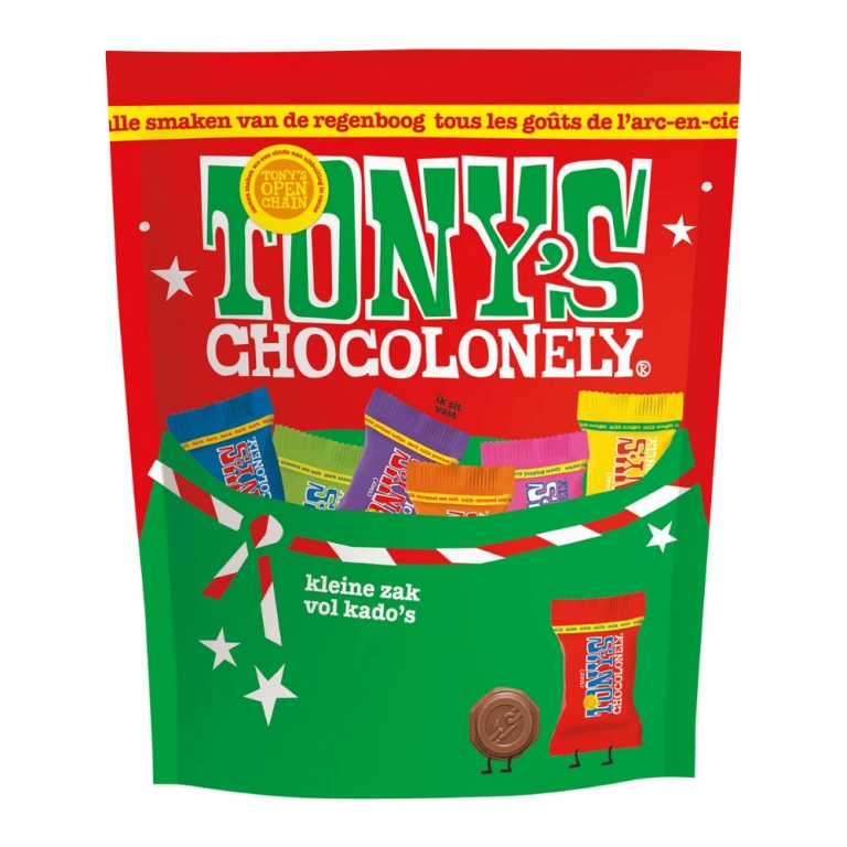 Tony's Chocolonely - Weihnachtsbeutel Mix - 126g