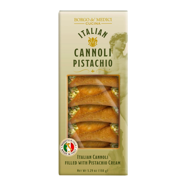 Borgo de' Medici - Cannoli Pistachio Cream - 8 x 150 Gramm