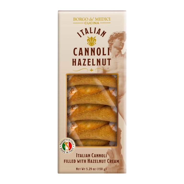Borgo de' Medici - Cannoli Hazelnut Cream - 8 x 150 Gramm