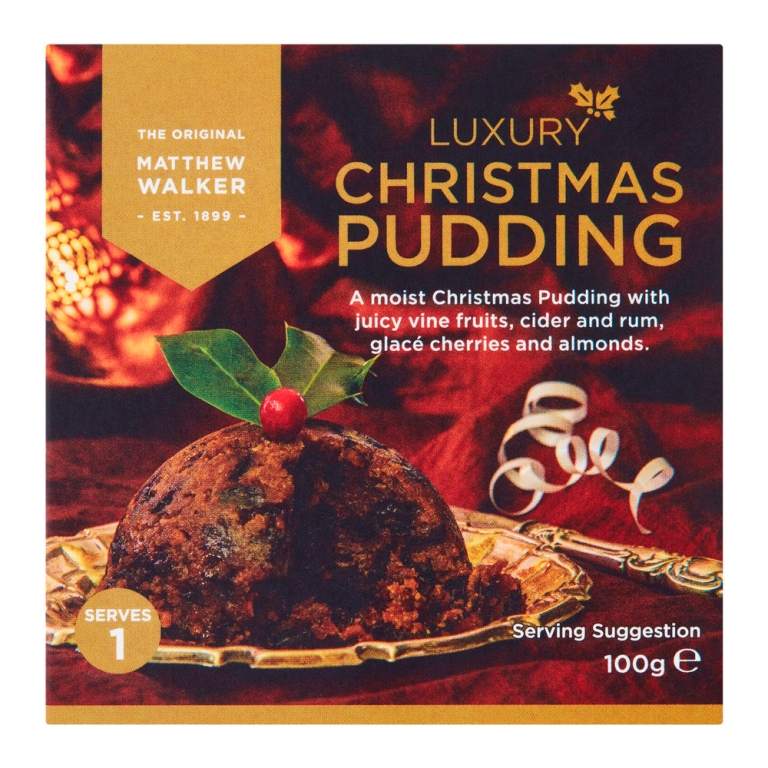 Matthew Walker - Luxury Christmas Pudding - 36 x 100 Gramm