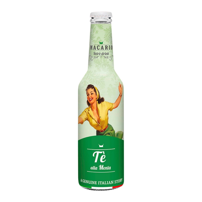 Macario Retro Drink - Tè Alla Menta - 12 x 275 ml