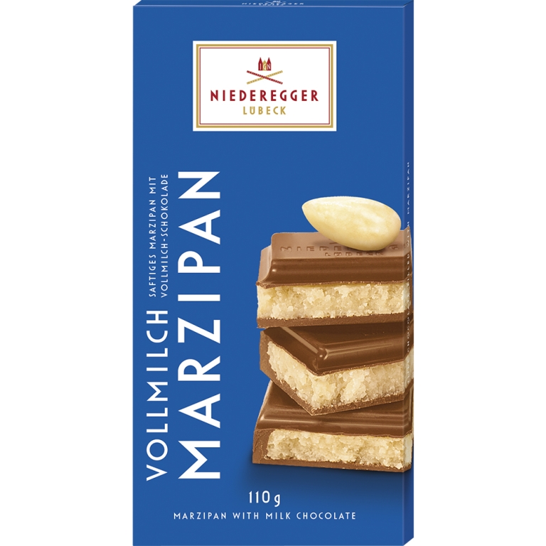 Niederegger - Marsepein Melkchocolade - 10 x 110 Gramm