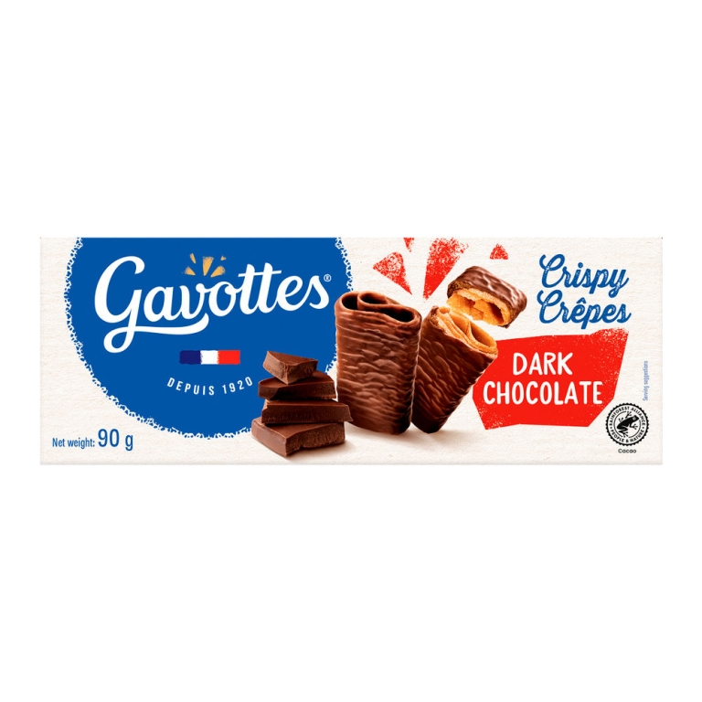 Gavottes - Crêpe Dentelle Pure Chocolade Karton - 18 x 90 Gramm
