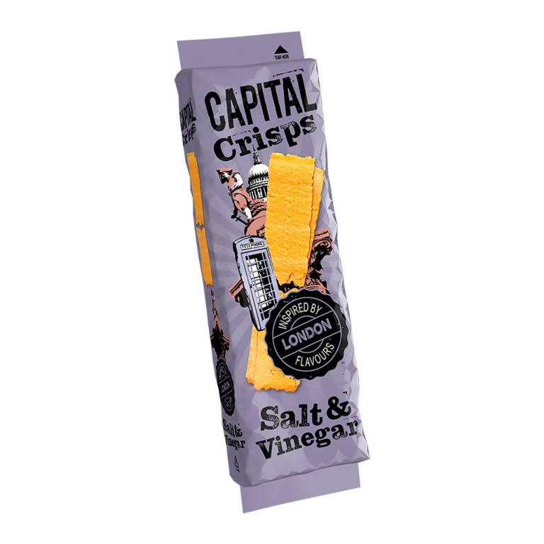 Capital Crisps - London - Salt & Vinegar - 20 x 75 Gramm