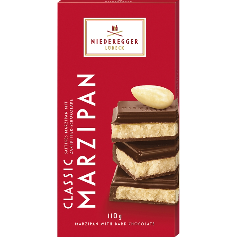 Niederegger - Marsepein Pure Chocolade - 10 x 110 Gramm