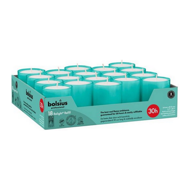 Bolsius - Relight 30 Uur Aqua - 4x 18x