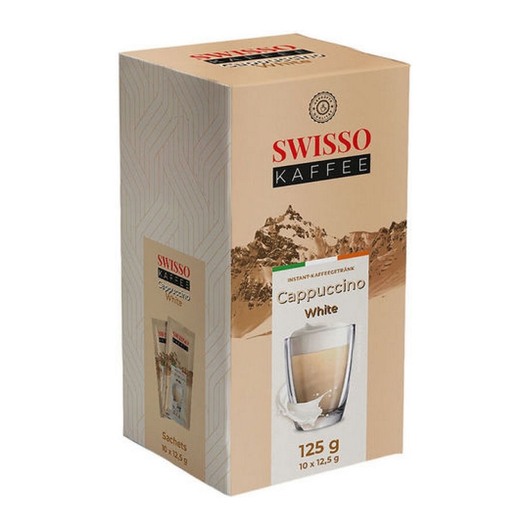 Swisso - Kaffee Cappuccino White - 10x 10sachets