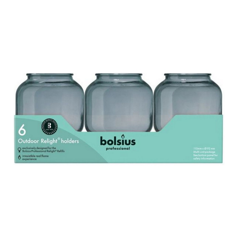 Bolsius - Relight Halter Sphere Grau - 6x