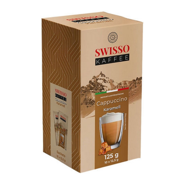 Swisso - Kaffee Cappuccino Karamell - 10x 10sachets