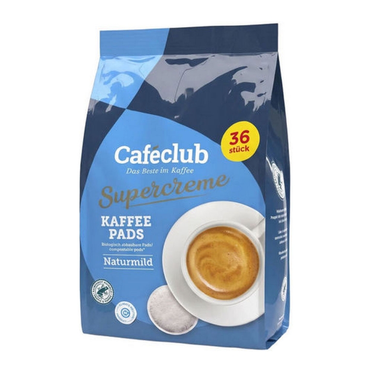 Cafeclub - Supercreme Naturmild - 10x 36pads