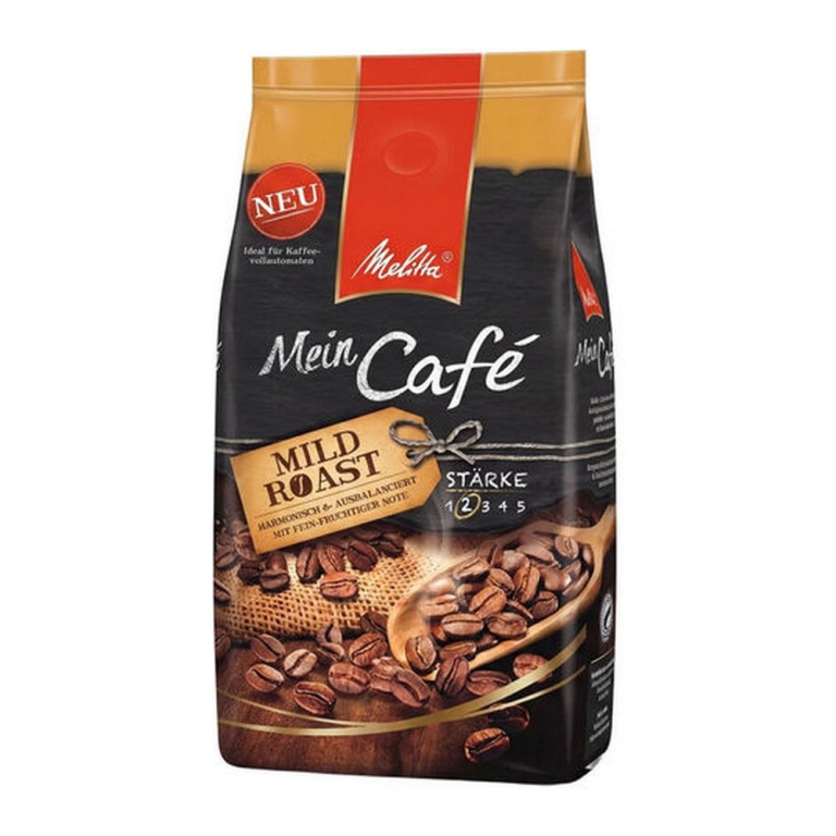 Melitta - Mein Cafe Mild Roast Bonen - 8x 1000g