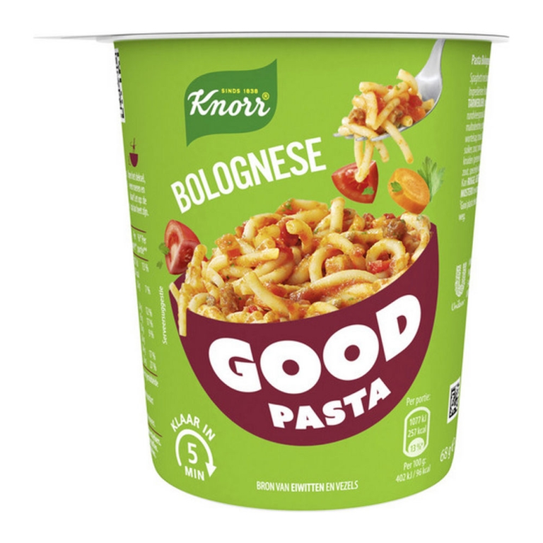 Knorr - Good Pasta Spaghetti Bolognaise Cup - 8x 68g