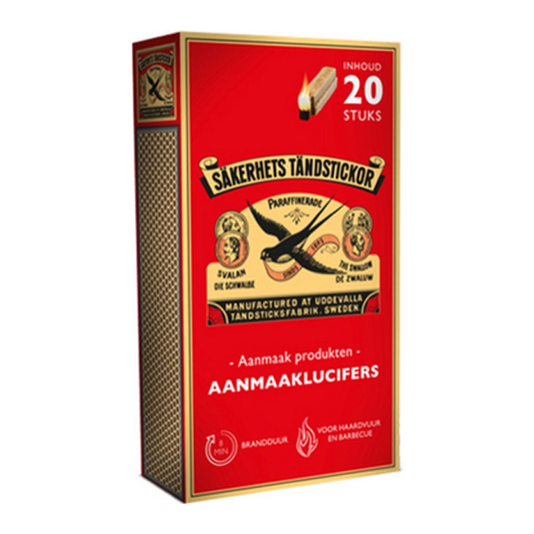 Zwaluw – Streichhölzer – 20 Stück