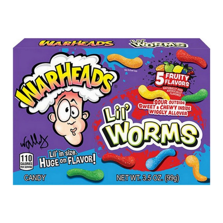 Warheads - Lil Worms - 12 x 99 gram