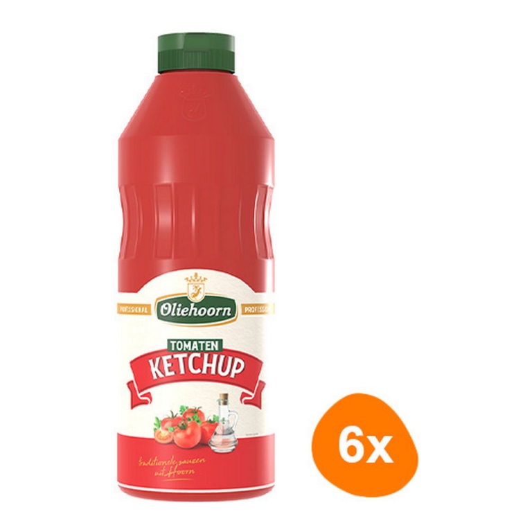 Oliehoorn - Tomaten-Ketchup - 6x 900ml