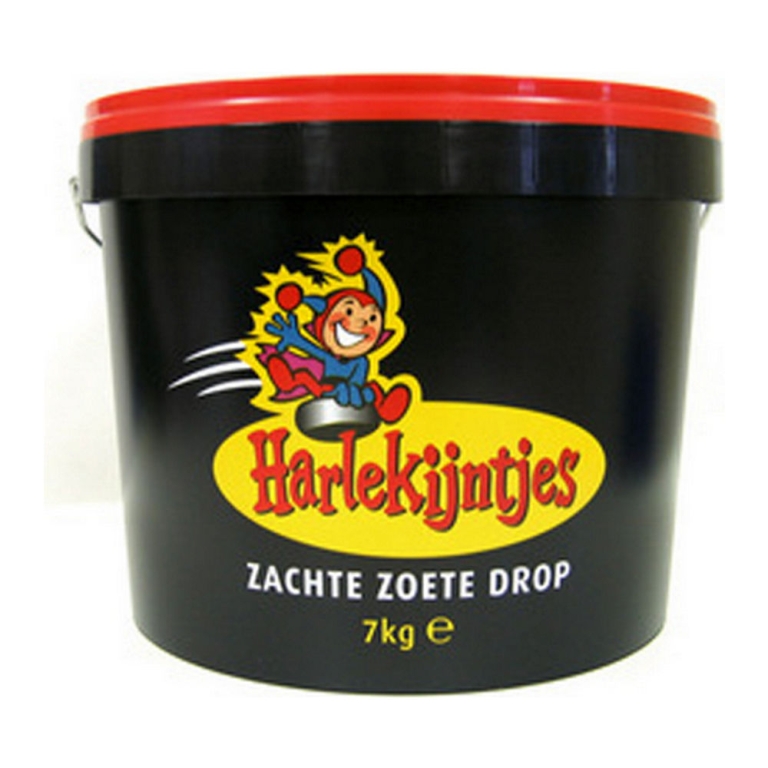 Harlekijntjes - Weichem, Süßem Lakritz - Eimer 7 Kilo