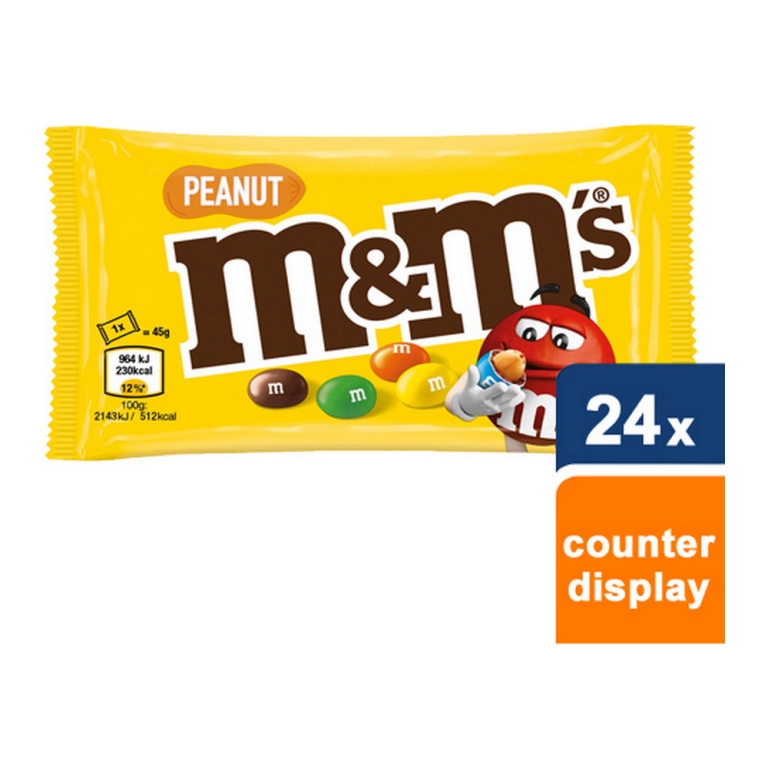 M&M's - Peanut - 24 Beutel