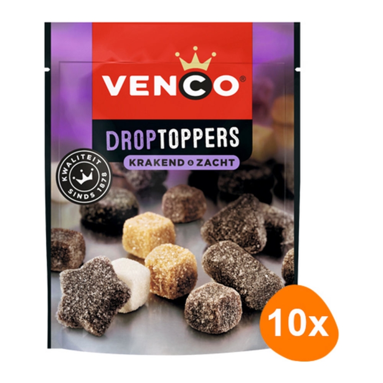 Venco - Droptoppers Knarren & Weich - 10x 205g
