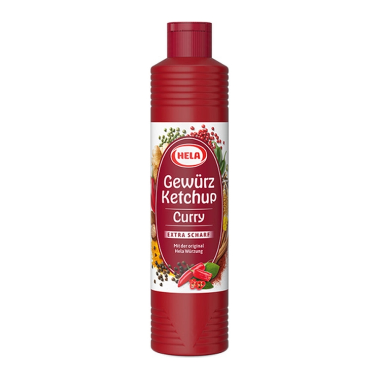 Hela - Curry-Gewürz-Ketchup extra scharf - 800ml