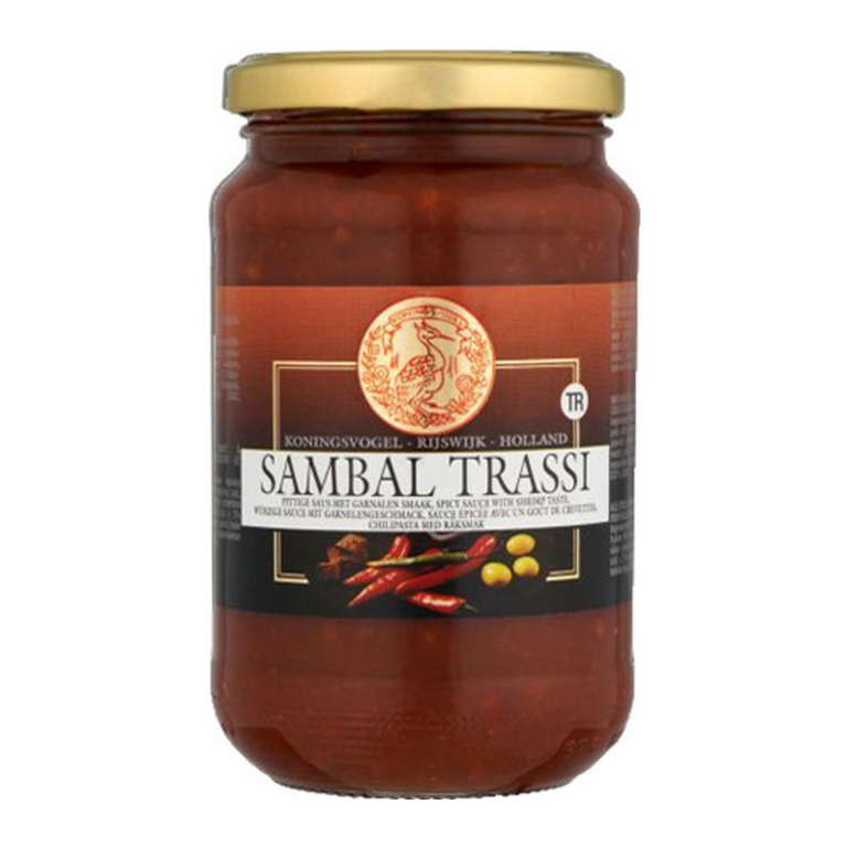 Koningsvogel - Chilipaste/Sambal Trassi - 375g