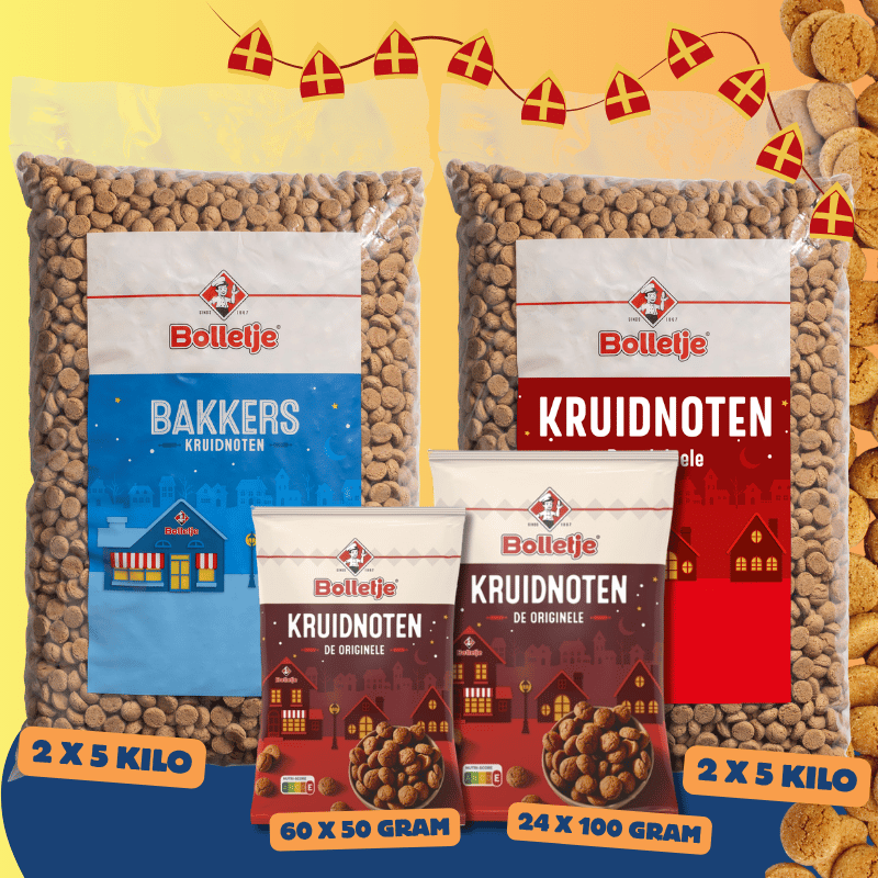 Bolletje Gewürznüsse in allen Größen