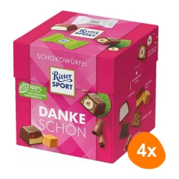 Ritter Sport - Schokowürfel Dankeschön - 4x 176g