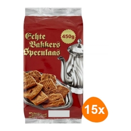 De Ruiter's Bakkerij - Echte Bäcker-Spekulatius - 15x 450g