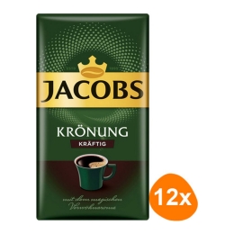 Jacobs - Krönung Kräftig Gemalener Kaffee - 12x 500g
