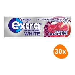 Wrigley's - Extra Professional White Himbeere Granatapfel - 30x 10er