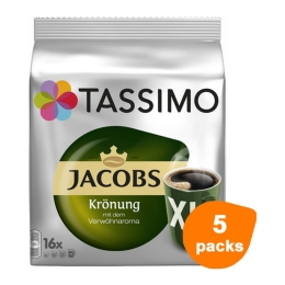 Tassimo - Jacobs Krönung XL - 5x 16 T-Discs