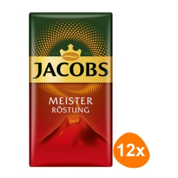 Jacobs - Meisterröstung  Gemalener Kaffee - 12x 500g