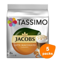 Tassimo - Jacobs Latte Macchiato Caramel - 5x 8 T-Discs