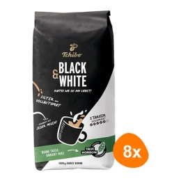 Tchibo - Black 'n White Bohnen - 8x 1kg